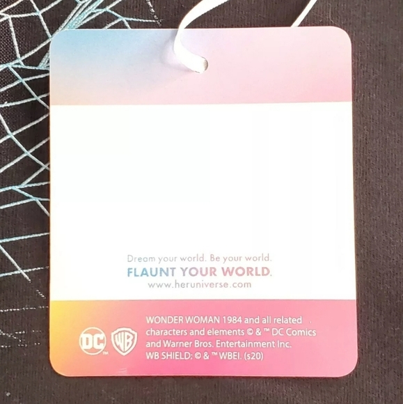 DC Wonder Woman 84 tie front top Size M - Picture 5 of 6